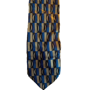 Stafford Blue & Gray Handmade Silk Men’s Tie